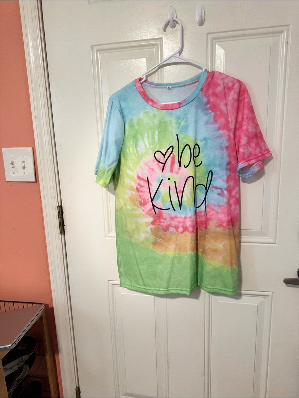 Be Kind Tie-Dye Graphic Tee - Multicolored women’s Shirt